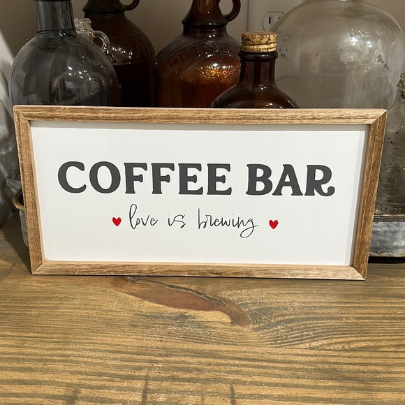 Target Holiday Target Bp 223 Coffee Bar Love Is Brewing Sign Poshmark